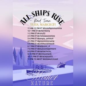 Next train- All Ships Rise TRAIN 3/31 11am-12pm CT
